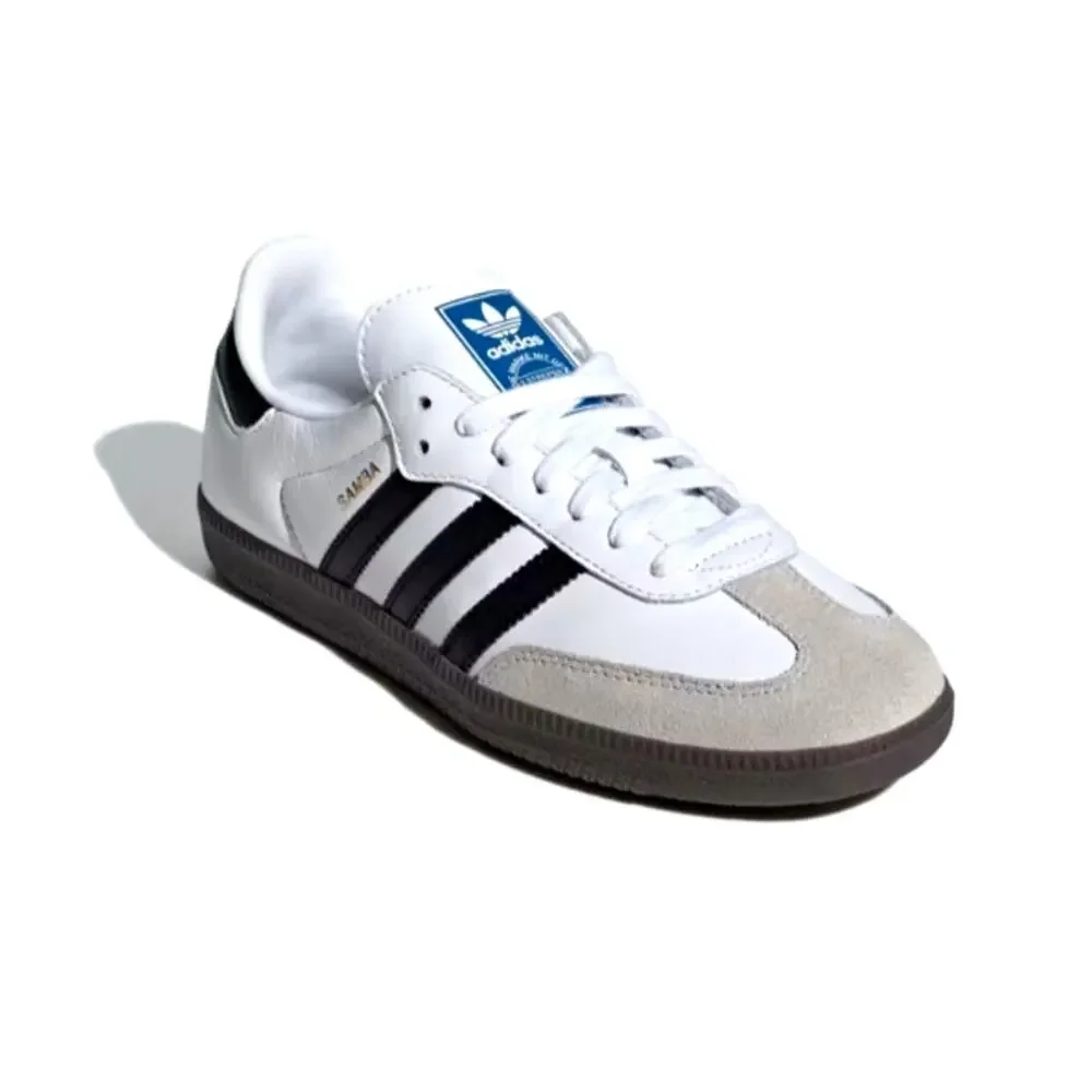 Adidas Women's Cloud White Core Clear Granite Samba Original Shoes Size 10.5